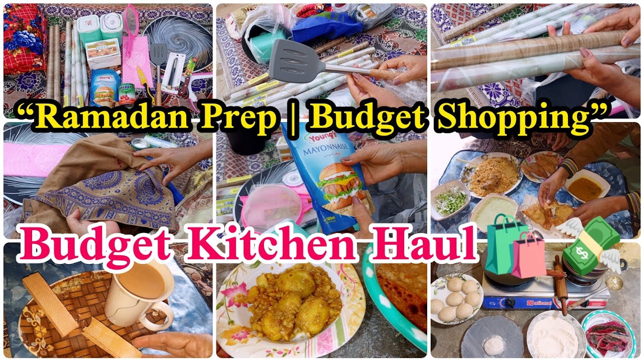 Budget-Friendly Ramadan Kitchen Shopping | Dollar Store Haul + Morning Routine