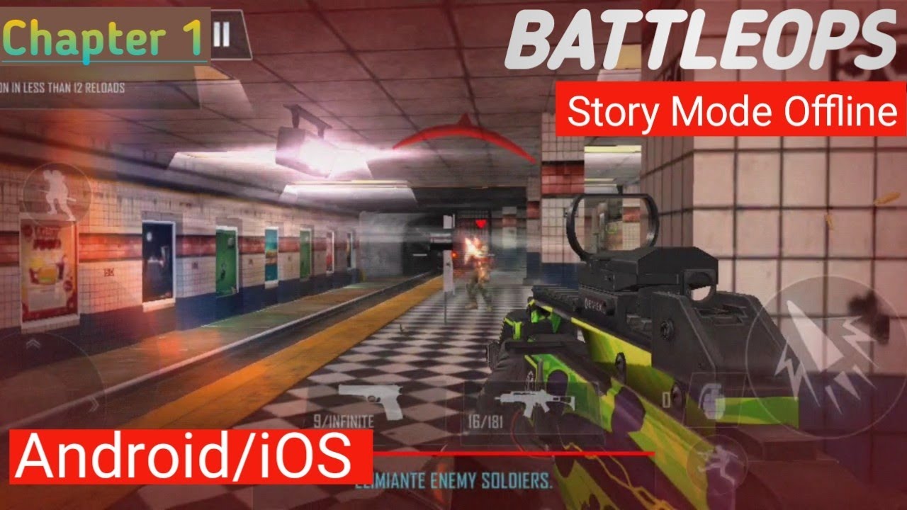 Battle Ops offline Gun Game Part 2 - Android Gameplay Walkthrough