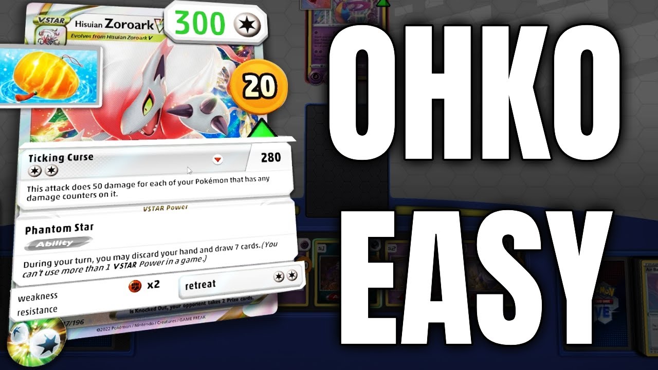 Hisuian Zoroark VSTAR Can OHKO Easy! Lost Origin Deck Battle