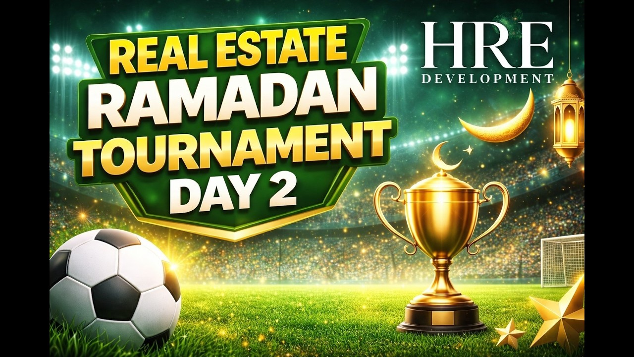 REAL ESTATE RAMADAN TOURNAMENT - DAY 2 - SEENIUN vd BINGHATTI #UAEFootball #RamadanCup #FootballLive