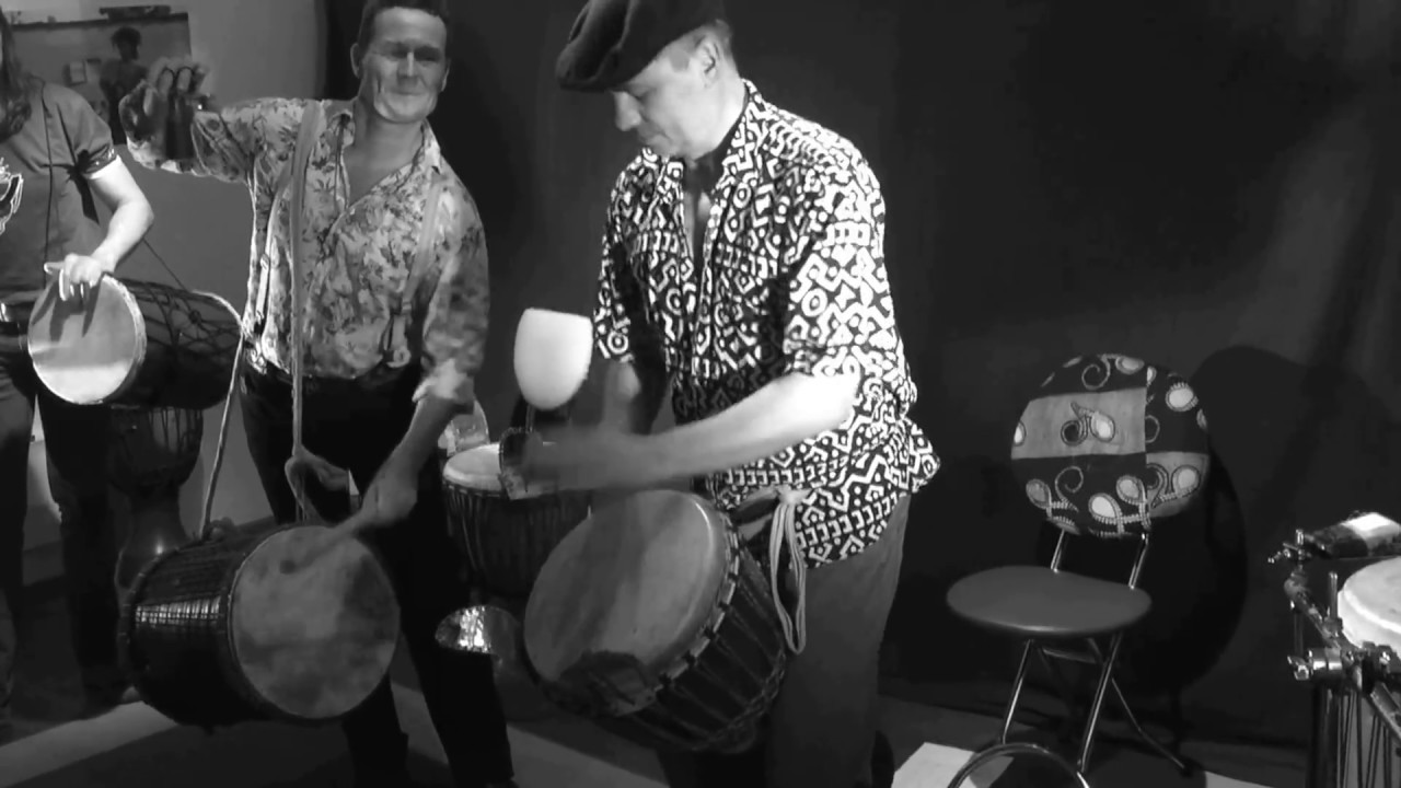 Djembe Bamako - Polak & Sanou & Kero play Kirin in beatfactory for private audience