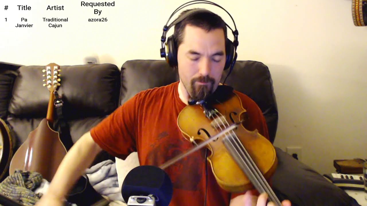 Pa Janvier and Catharsis on fiddle