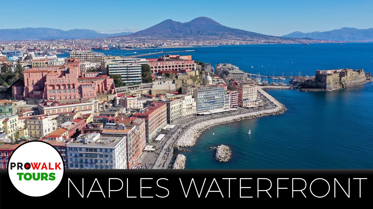 Naples Waterfront Walking Tour During Carnevale [4K|60fps] - Walks in Italy