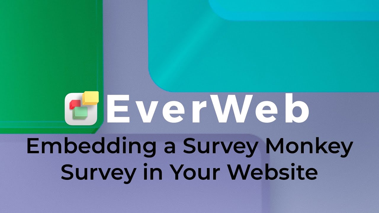 Embedding a Survey Monkey Survey in to your EverWeb Website!
