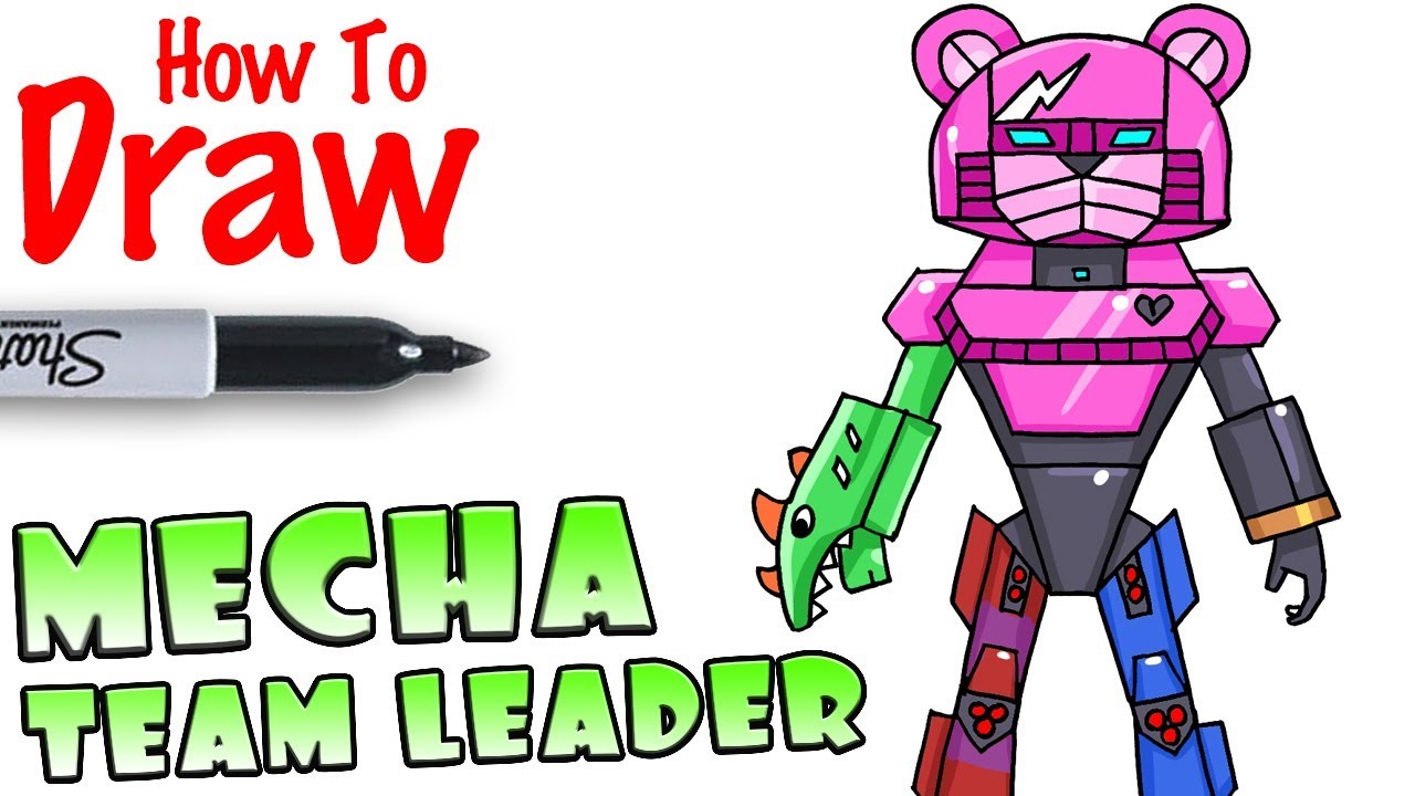 How to Draw Mecha Team Leader