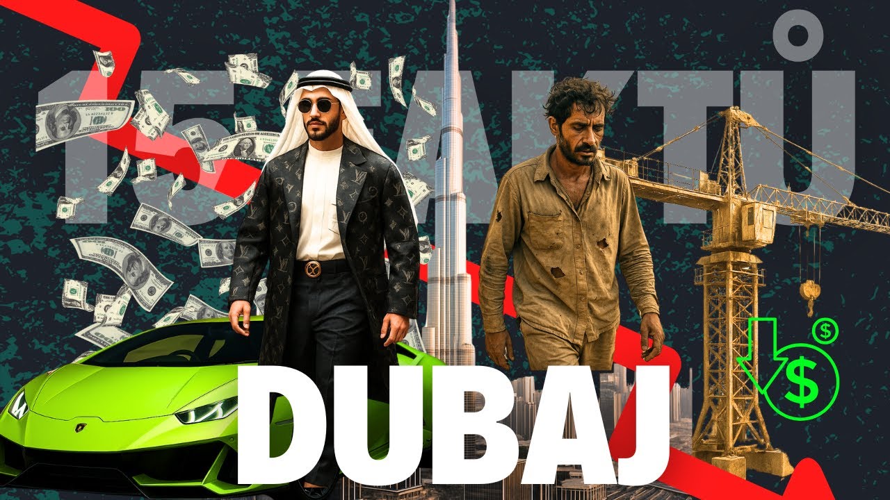 😱15 Faktů o Dubaji: Luxus vs. Temná stránka Dubaje, o které se nemluví 