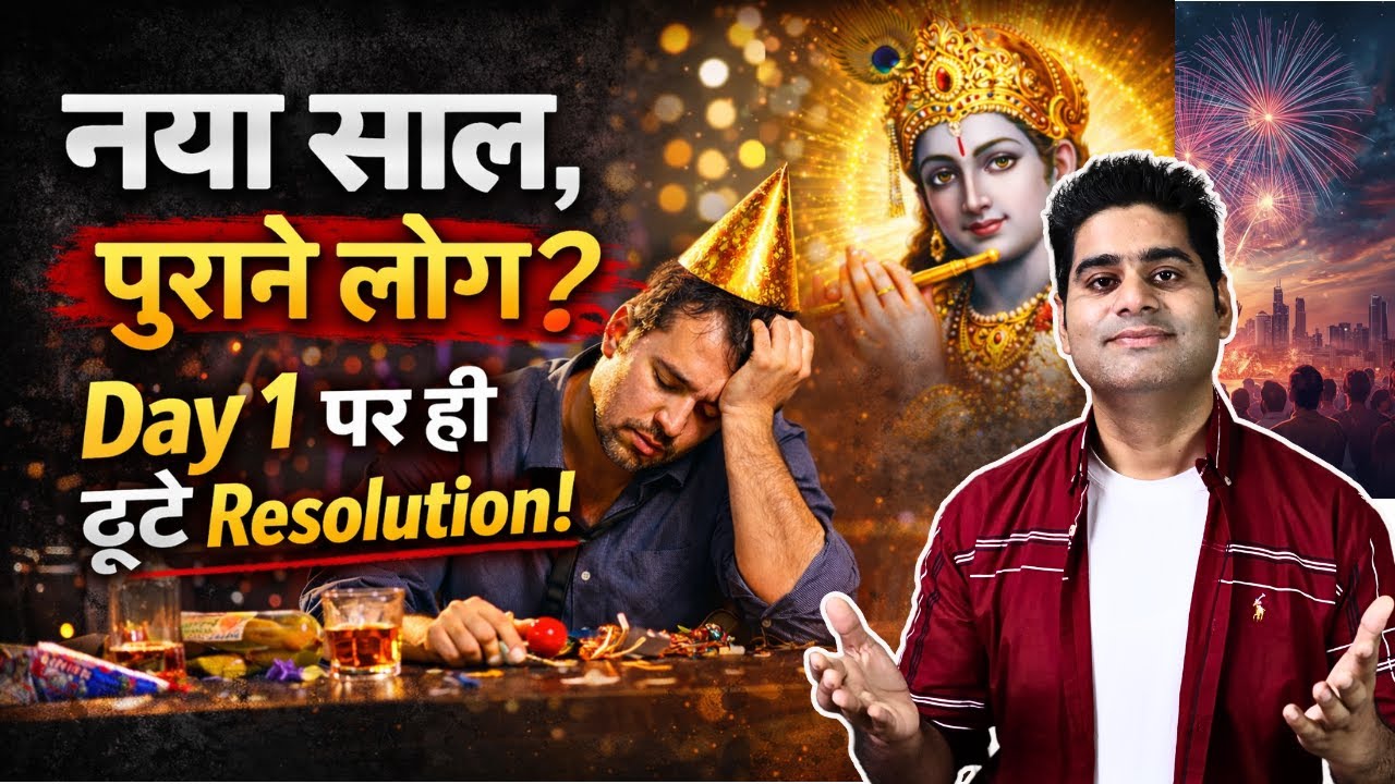Day-1 ही हार गए? | New Year Resolution 2026 | from Bhagavad Gita Perspective