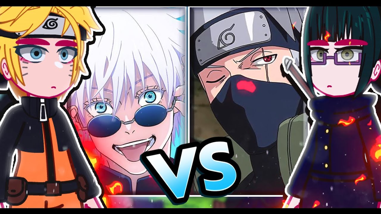 [|Naruto and Jujutsu Kaisen reacting to KAKASHI HATAKE VS SATORU GOJO|] \\🇧🇷/🇺🇲// ◆Bielly - Inagaki◆