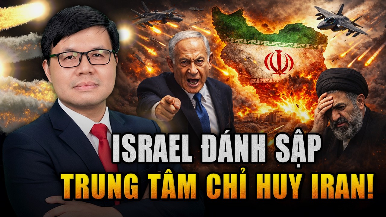 Israel Tung Đòn “Kết Liễu” Iran – 900 Cuộc Không Kích Trong 5 Giờ Làm Tê Liệt Hệ Thống Tên Lửa!