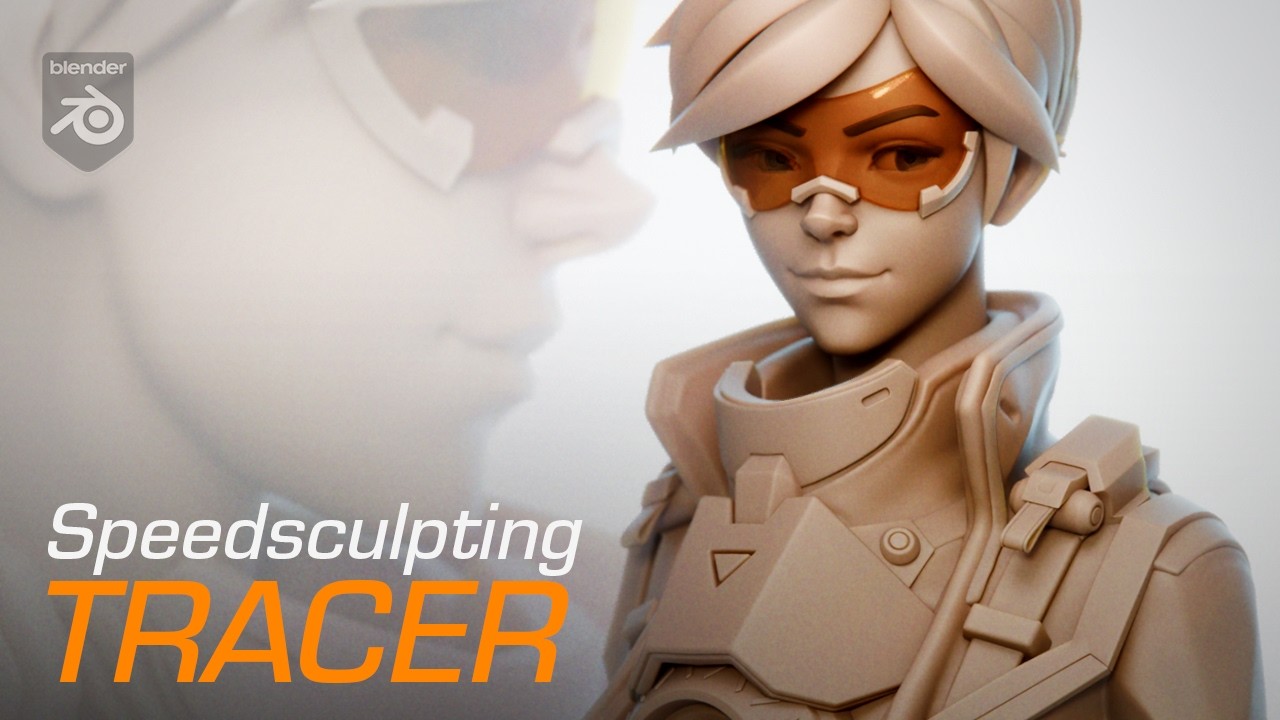 Blender Speed Sculpt: Tracer from Scratch