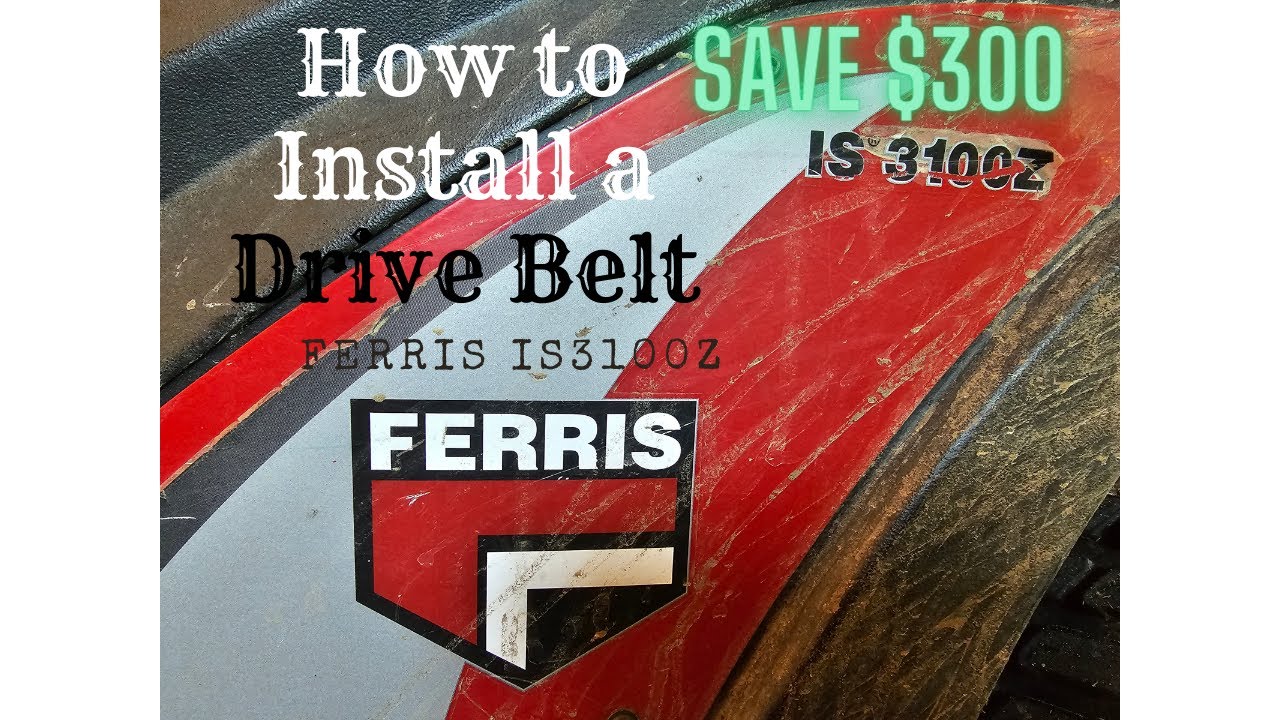 Ferris Mower Drive Belt Install