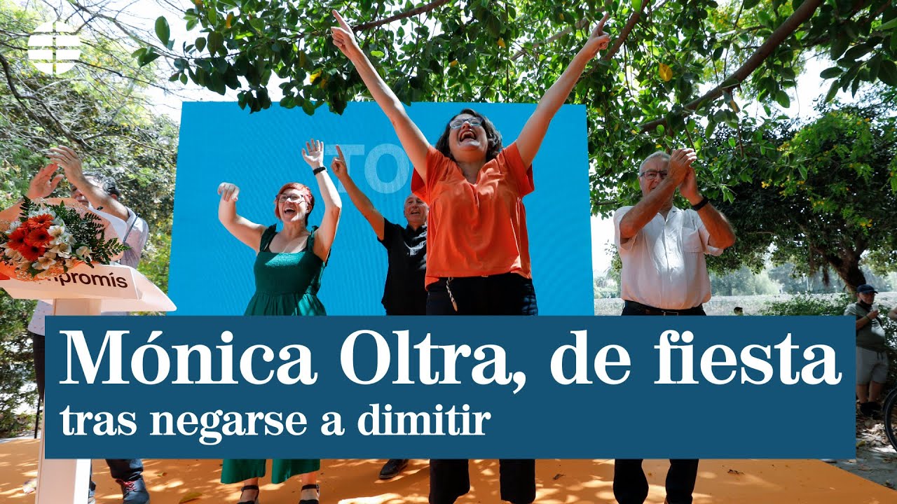 Mónica Oltra lo da todo en un acto de Compromís tras negarse a dimitir por su imputación