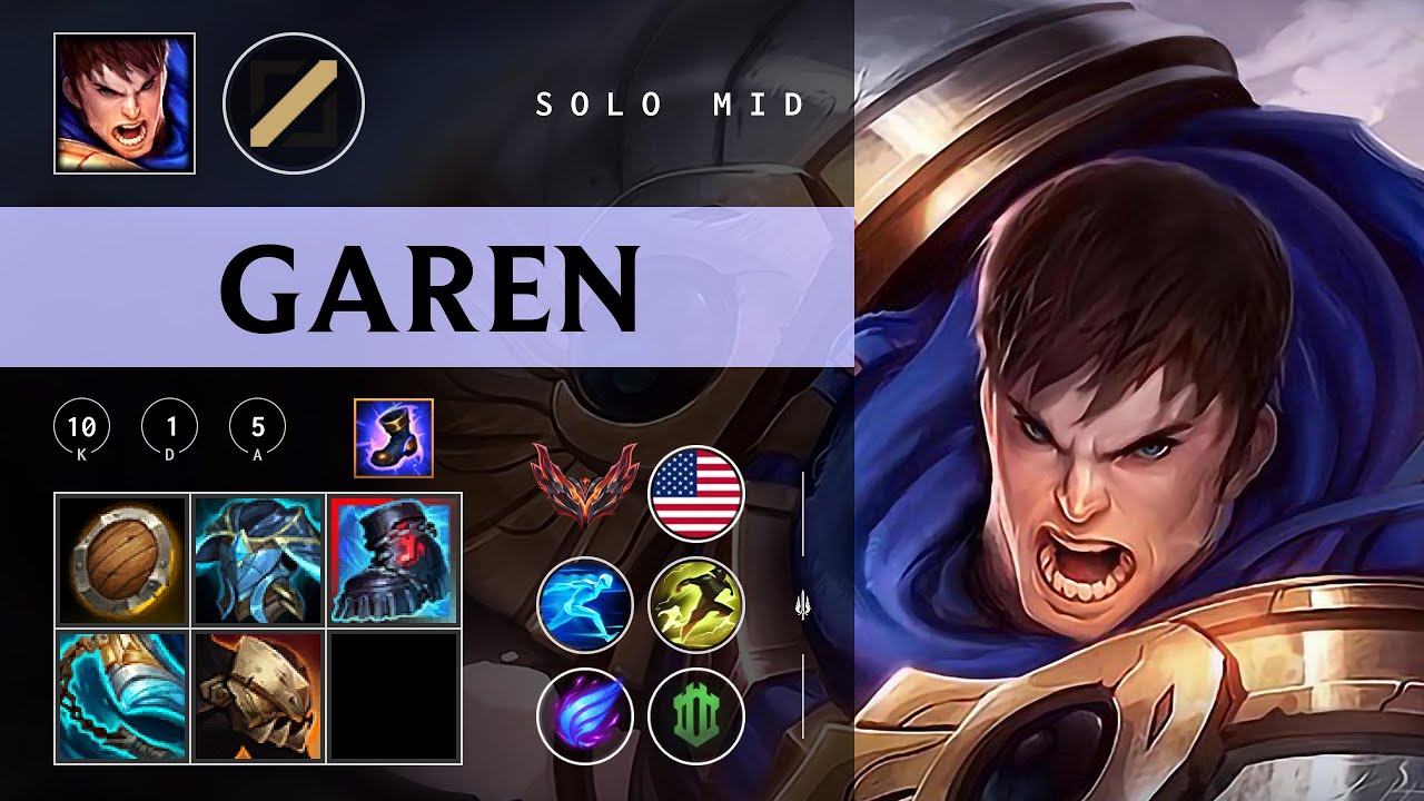 Garen Mid vs Anivia - NA Grandmaster Patch 26.02