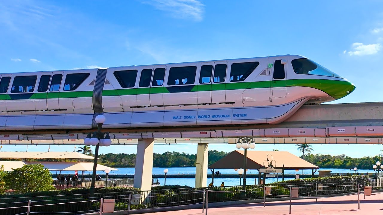 Monorail Magic Kingdom & Epcot Loops 2025 Walt Disney World