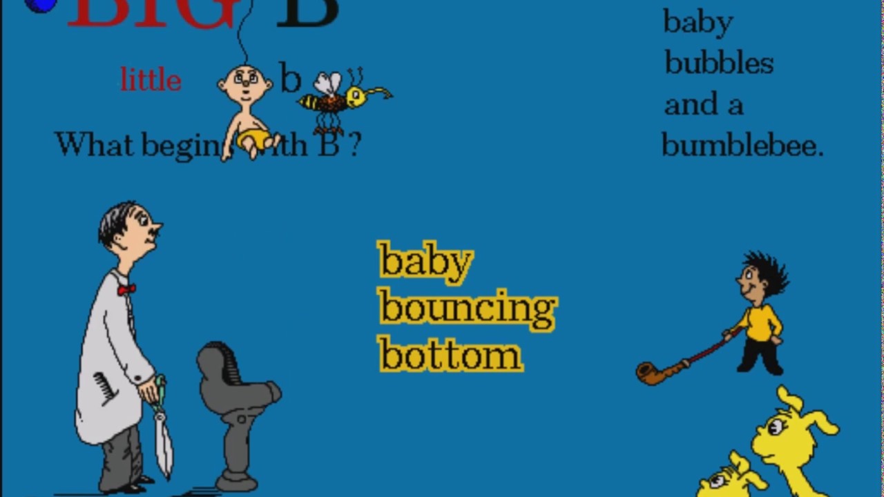 Living Books: Dr. Seuss's ABC - Letter B (Walkthrough/Gameplay)