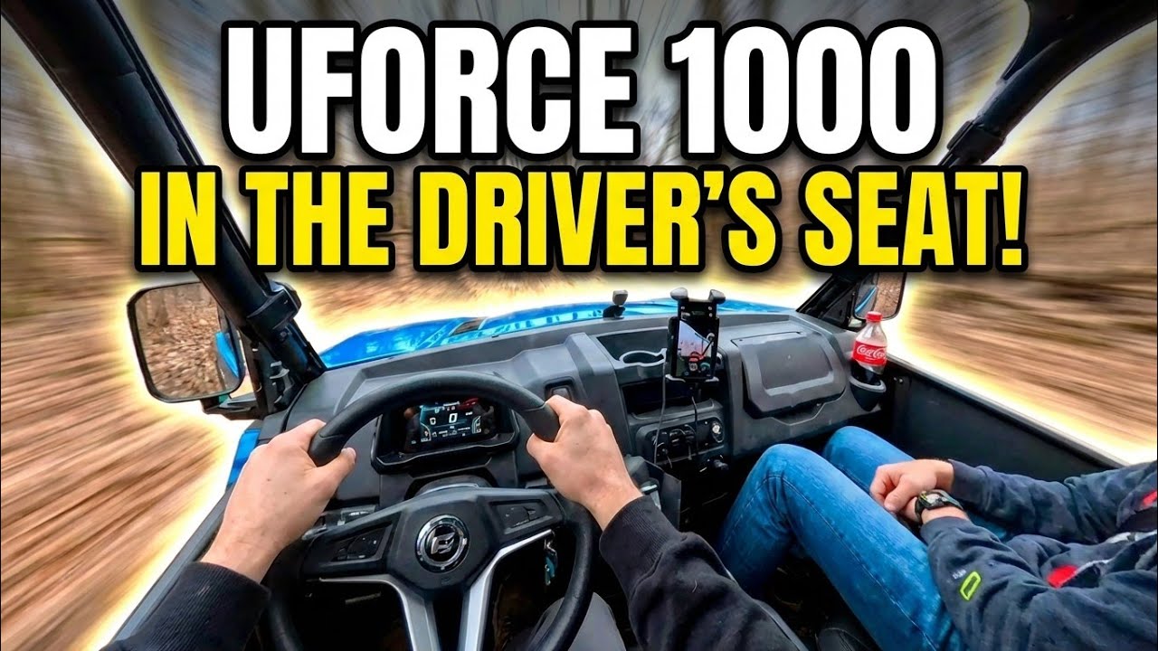 Uforce 1000- In the driver's seat! 
