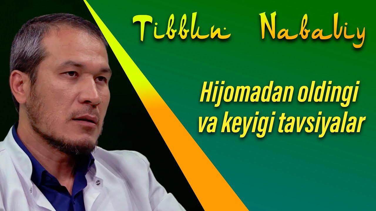HIJOMADAN OLDINGI VA KEYINGI TAVSIYALAR