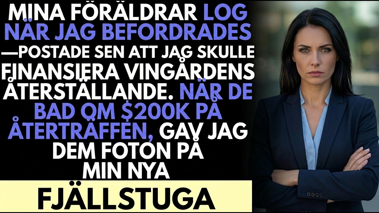 Mina föräldrar valde min systers middag—jag köpte ett hus på landet…