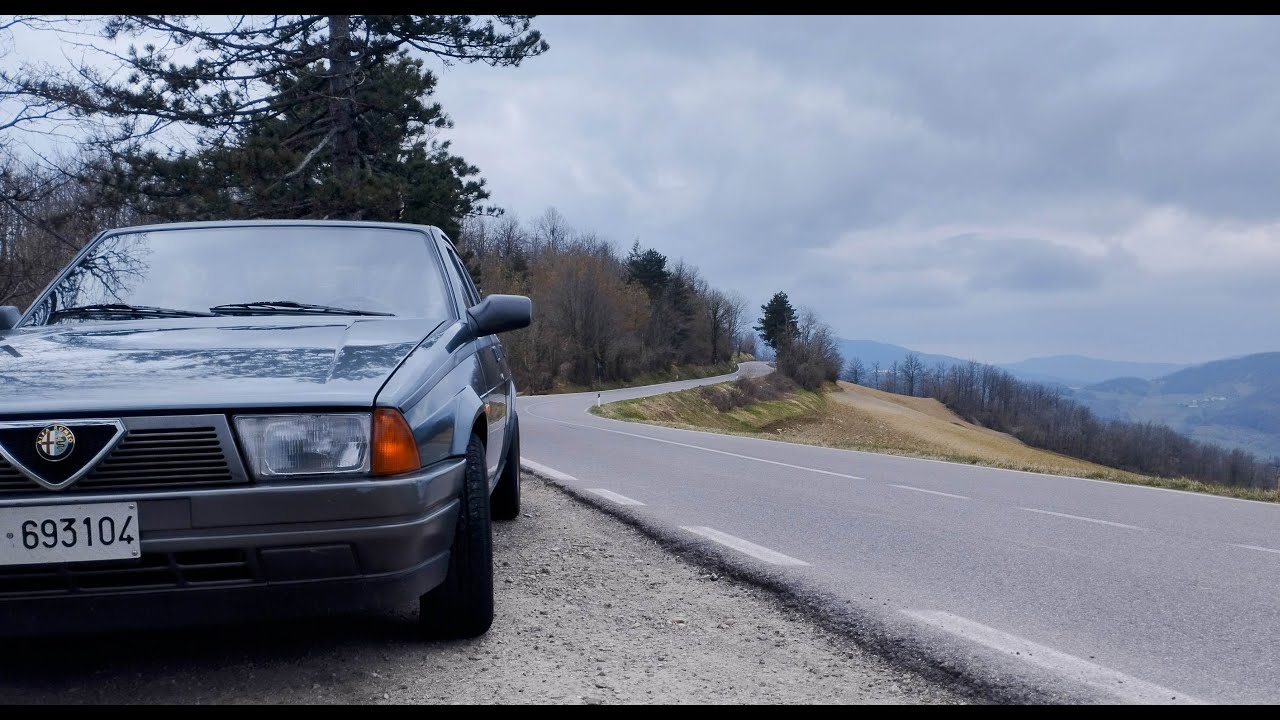 Alfa 75 mio figlio impara a guidare