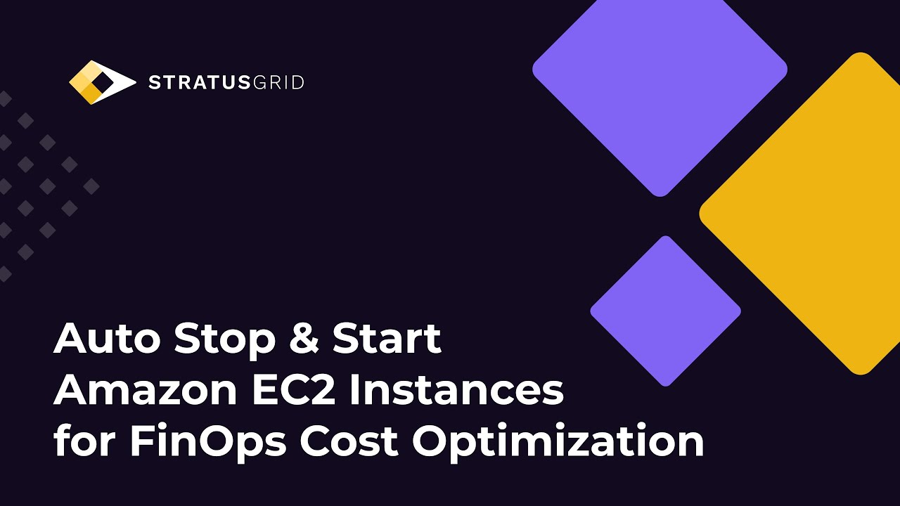 Auto Stop & Start Amazon EC2 Instances for FinOps Cost Optimization