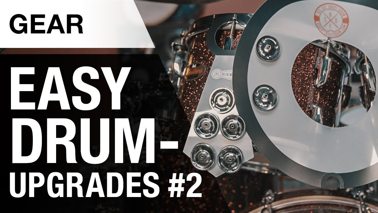 Big Fat Snare Drum | Studio Pack, Snare-Bourine Donut, Neck Tie | Drum dampening