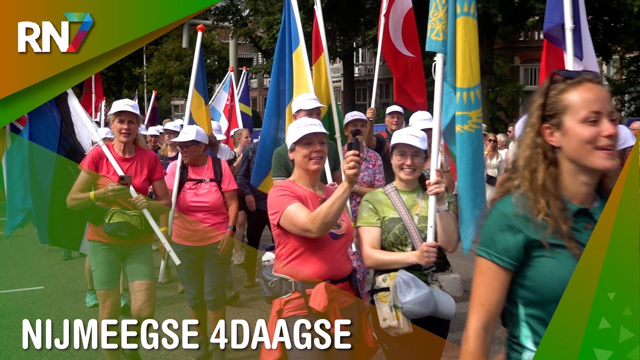 Vlaggenparade opent de 107e Nijmeegse 4Daagse  ||  4DAAGSE 2025