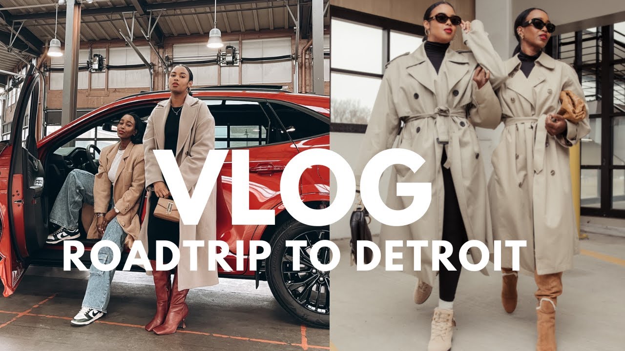 VLOG | COME WITH US ON A ROADTRIP TO DETROIT | CREATING CONTENT FOR FORD | THE YUSUFS