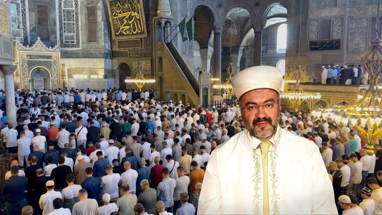 Ayasofya Cuma Namazı - İmam Mehmet Emin Ay (01.08.2025) | 4K