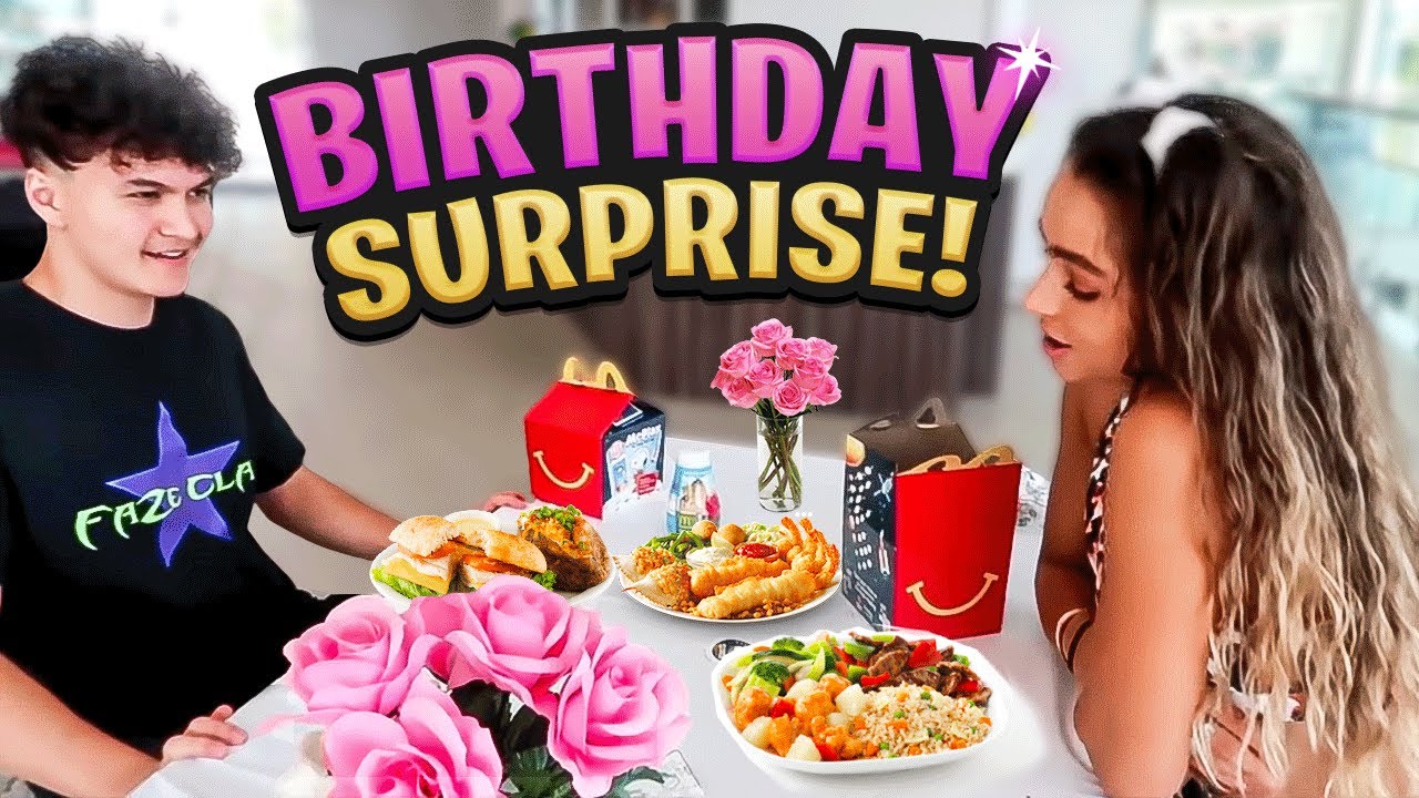 Little Brother Surprised DREAM GIRL for her Birthday (Sommer Ray)