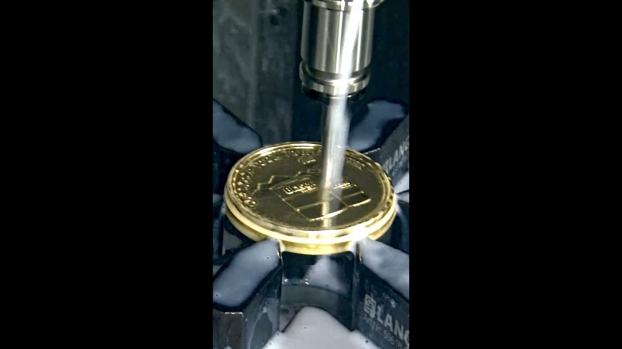 Machining a Commemorative Coin for our Social Media Partners - Part 1
