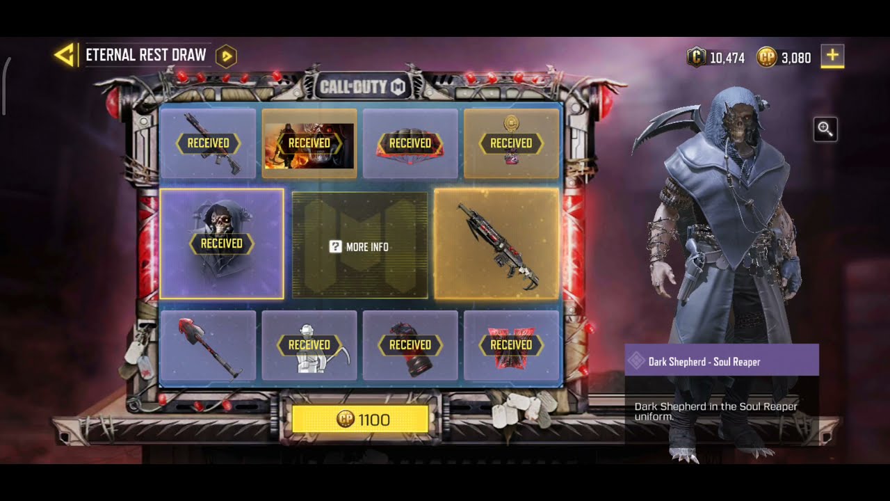Call of Duty Mobile Legendary Man-O-War-Death Scythe & Dark Shepherd-Soul Reaper insane Lucky Draw 🔥