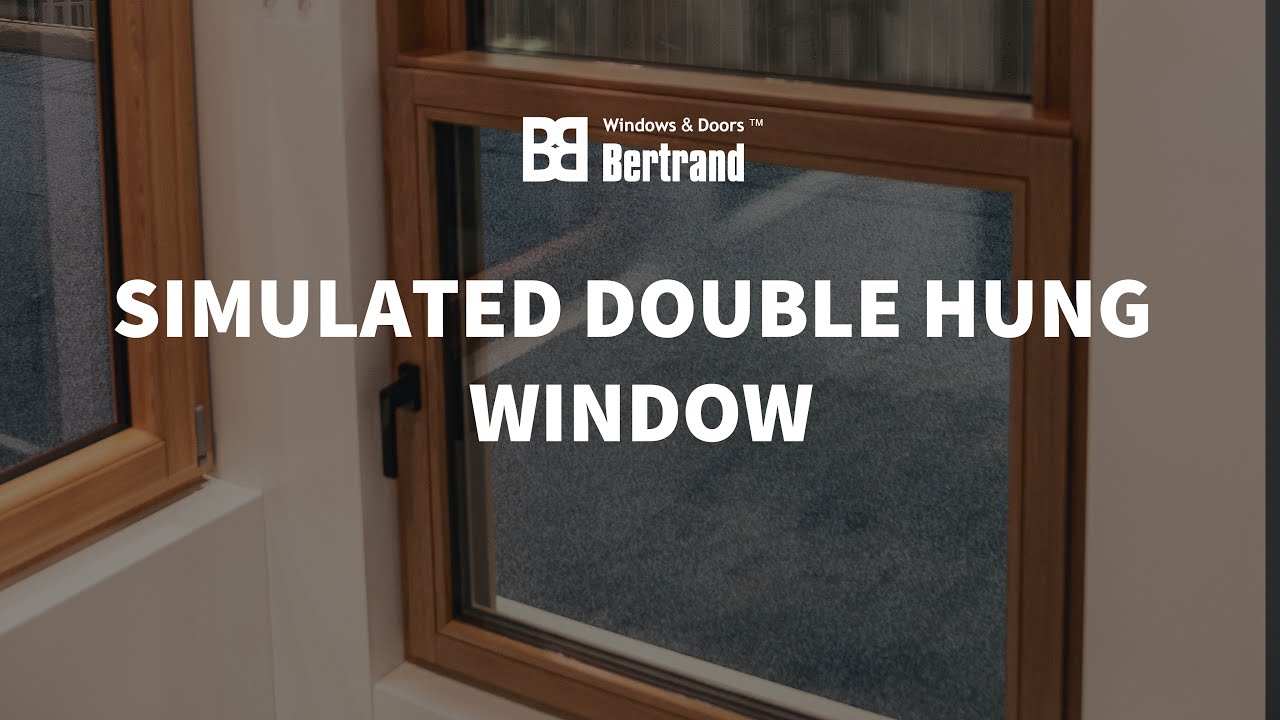 Simulated Double Hung Window - Classic Style & Modern Efficiency