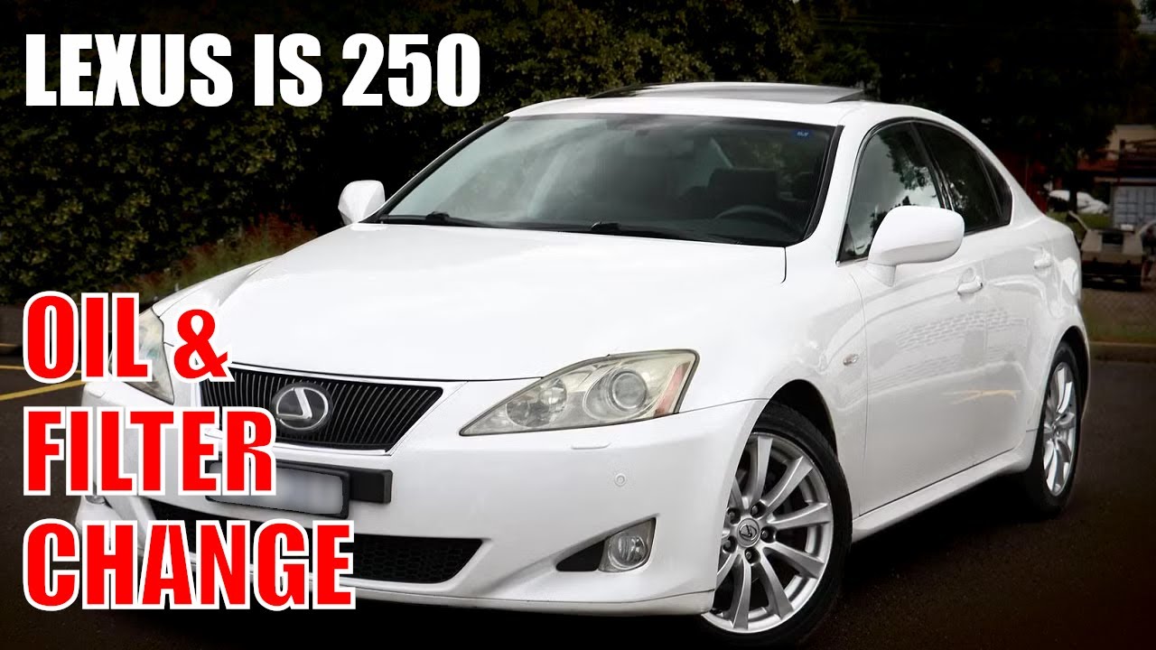 Lexus IS250 2005-2013 Detailed Oil Change