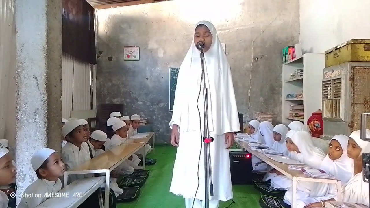 जैनब मुबारक ने नमाज़ पढ़ ने का तरीका बताया इजलास आम मदरसा तालीमुल कुरआन खसखस वाड़ी खरगोन mp 2026