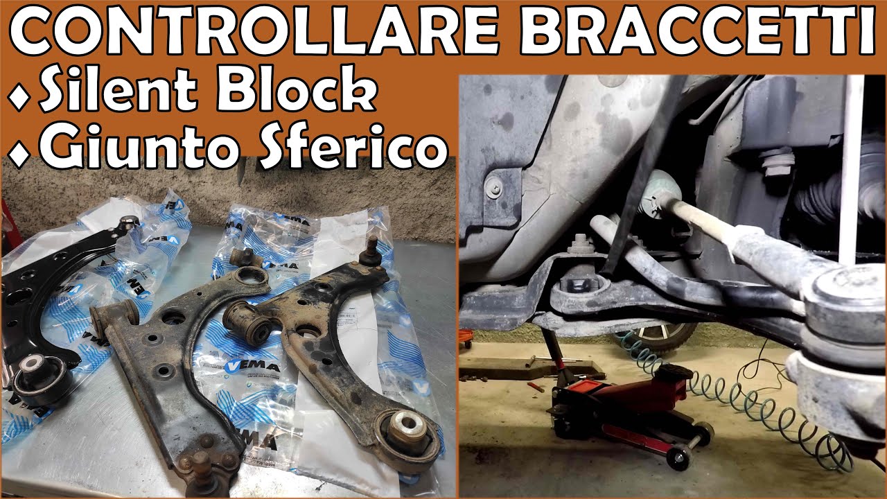 RUMORE AVANTRENO: Controllo SILENT BLOCK e GIUNTI Bracci Oscillanti / Triangoli, Trapezi, Braccetti