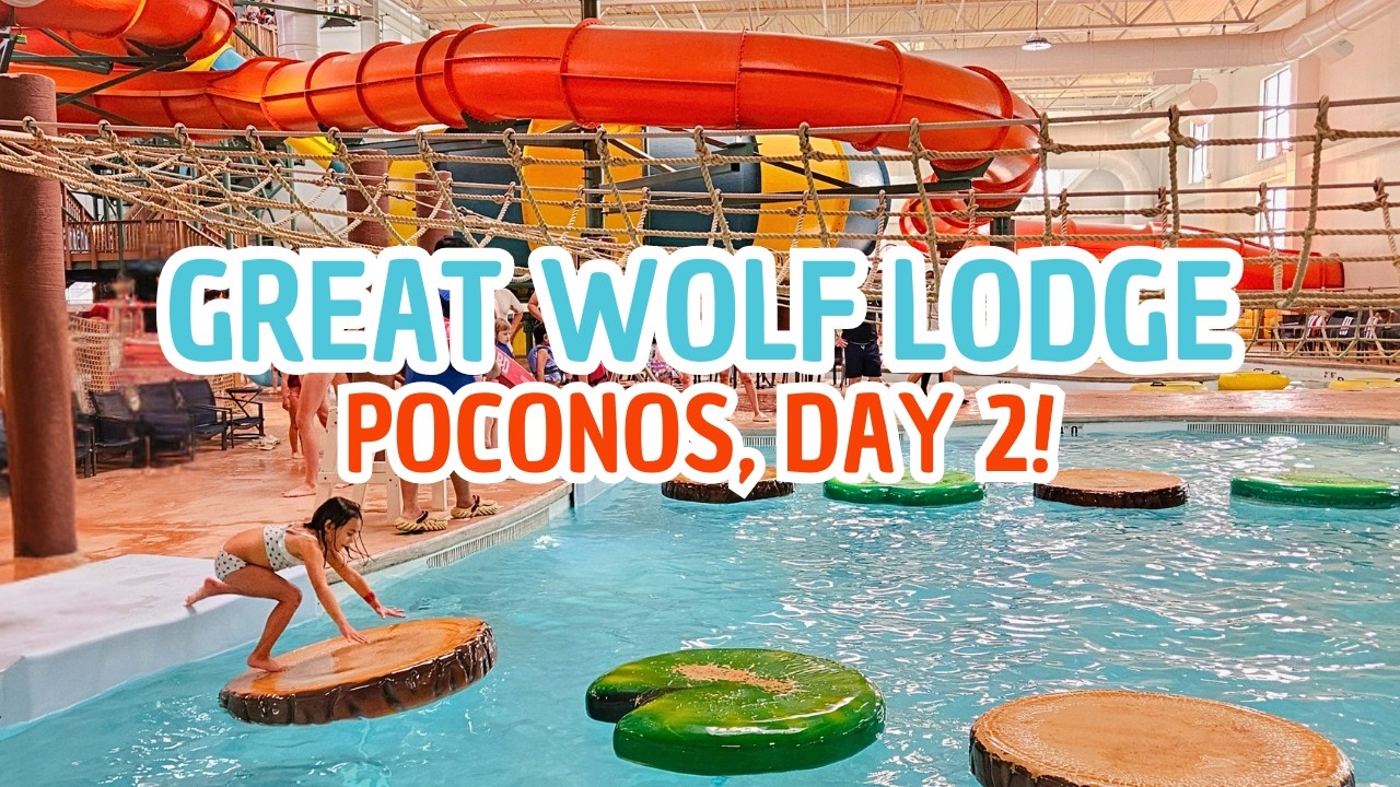 GREAT WOLF LODGE Day 2! Build-A-Bear and the Arcade!
