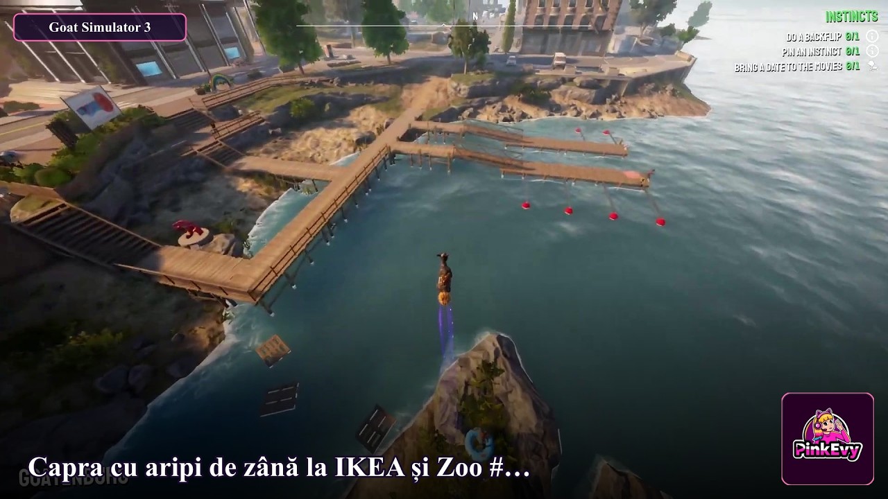 Capra cu aripi de zână la IKEA și Zoo #31 (Goat Simulator 3)