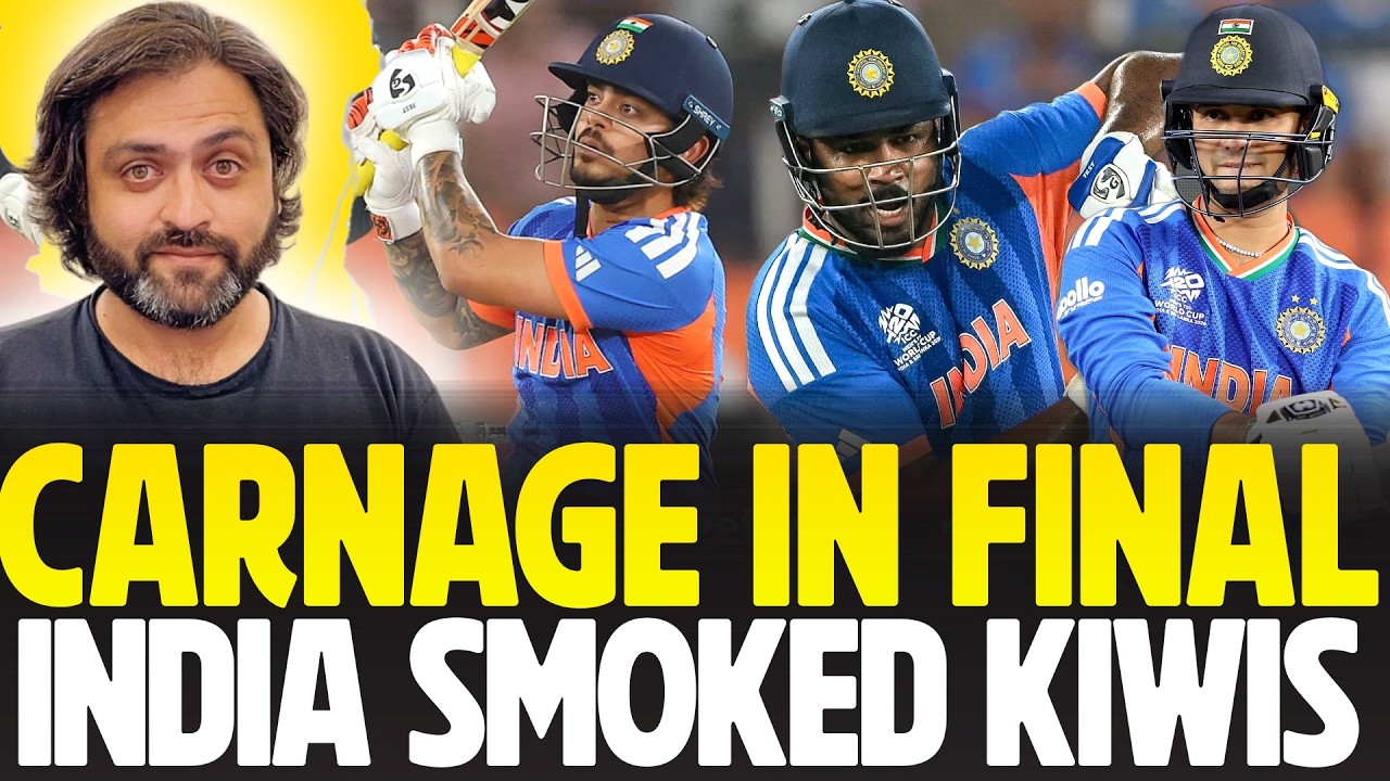 India’s CARNAGE in Final | MASSIVE TOTAL set for Kiwis | India vs New Zealand T20 WC Final