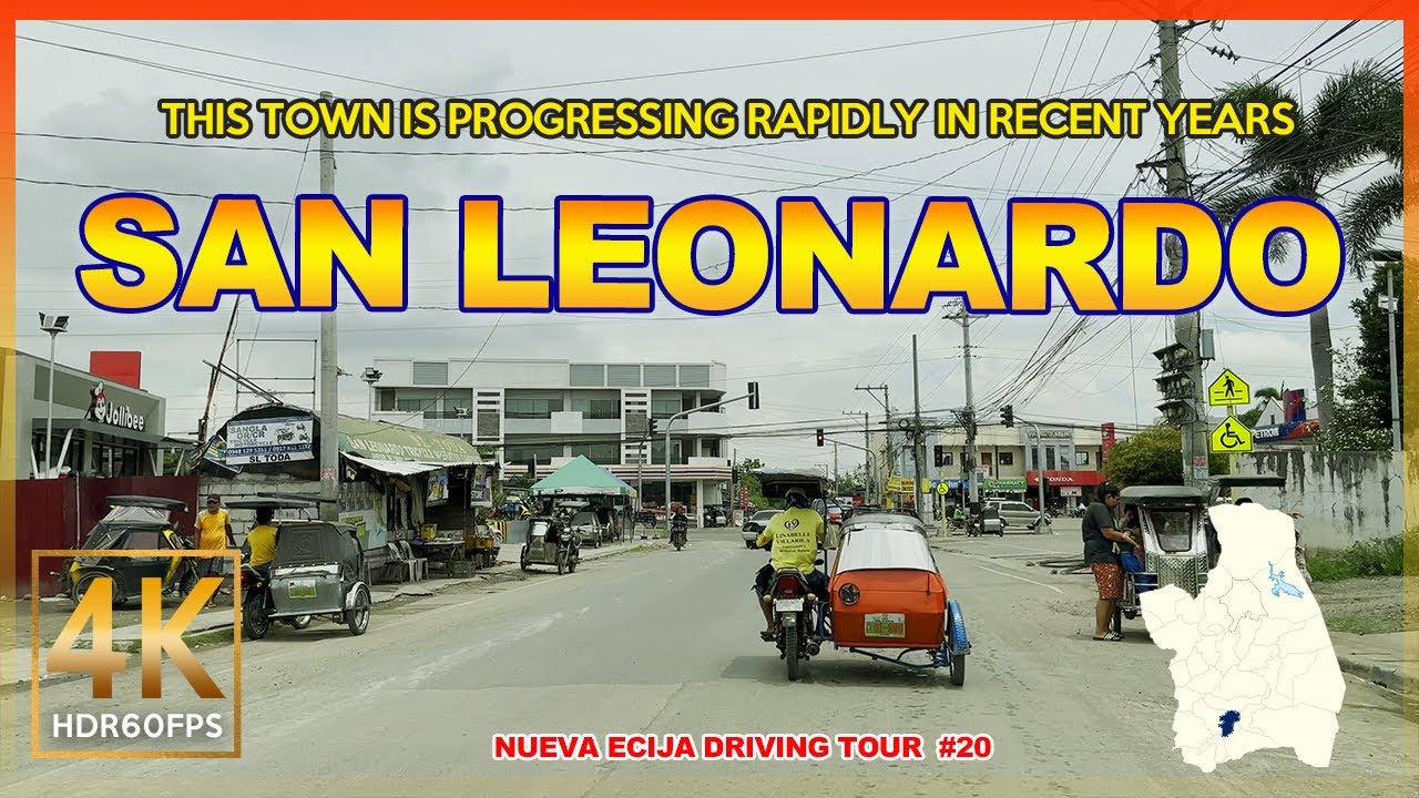 A short driving tour of San Leonardo, Nueva Ecija, a progressive town on the south | 4K