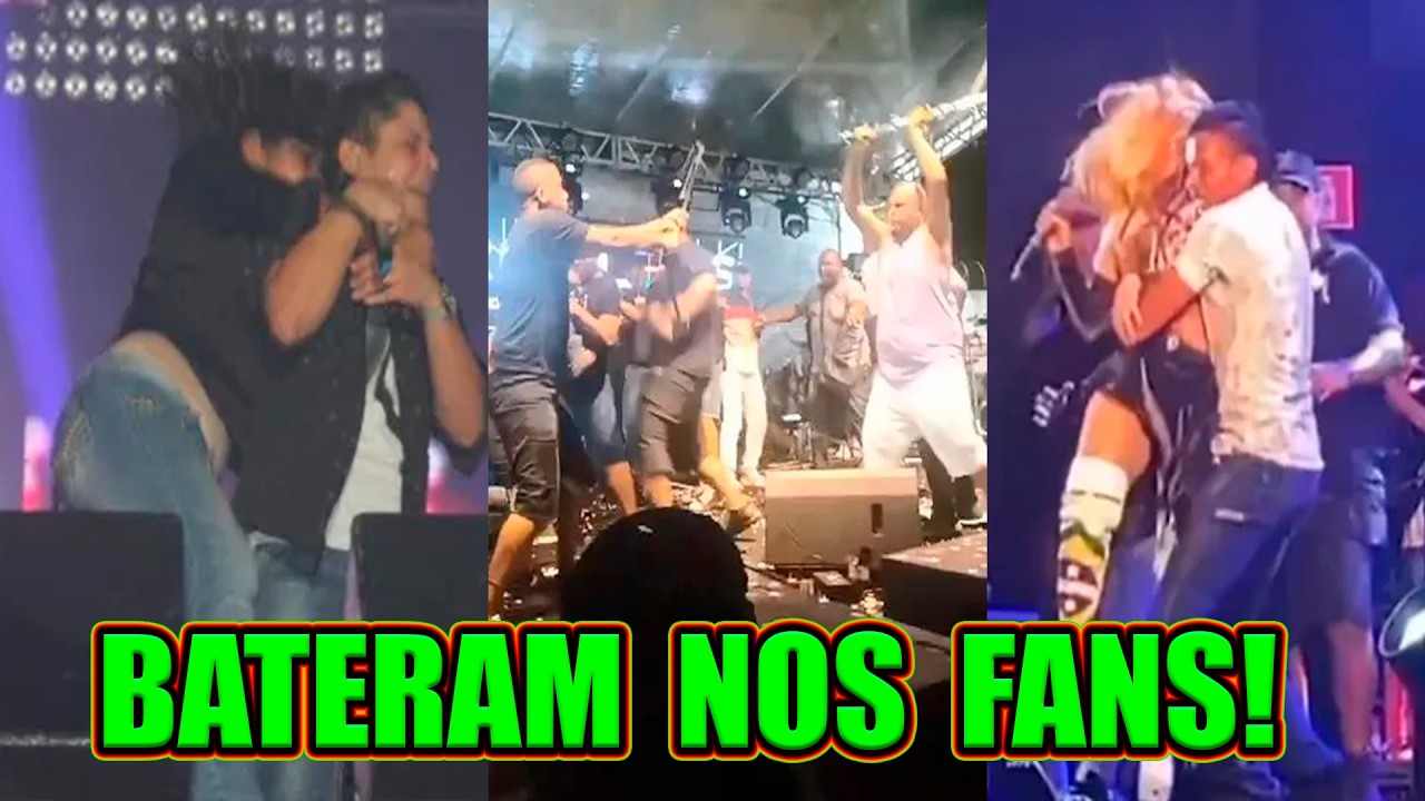FAMOSOS SAINDO NA PORRADA E XINGANDO  FANS EM SHOWS !