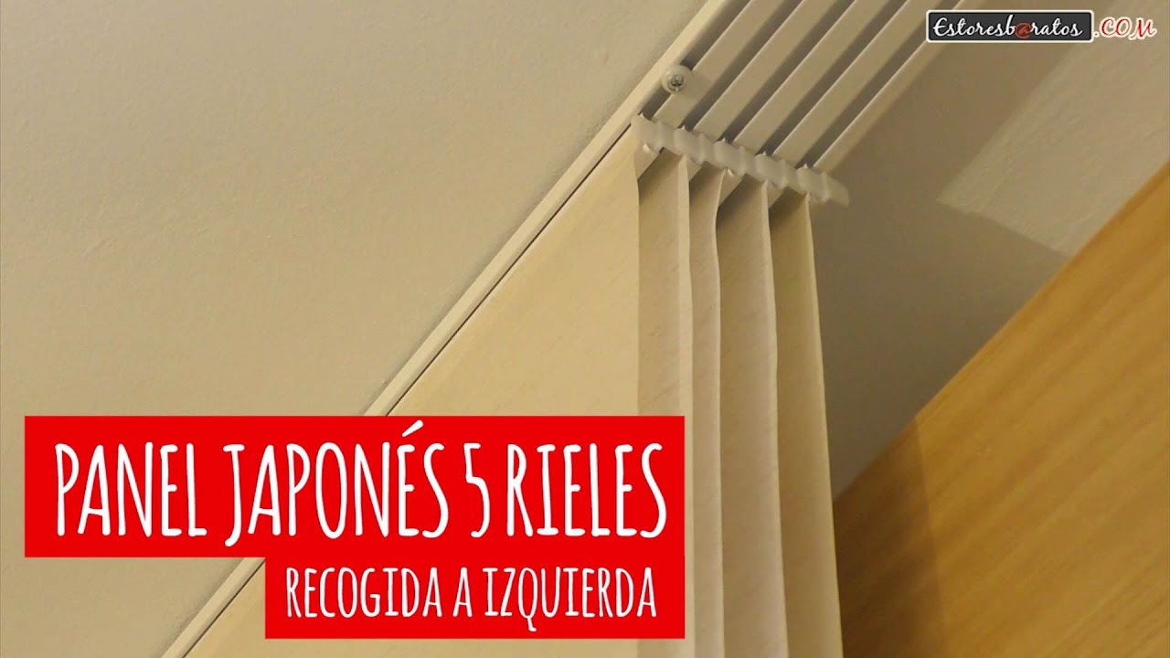 Panel japonés completo, cómo es y cómo se instala