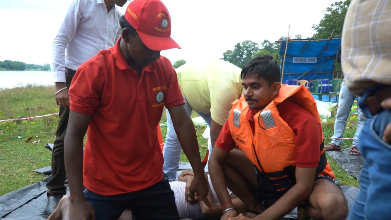 MOCK DRILL ON FLOOD RESCUE