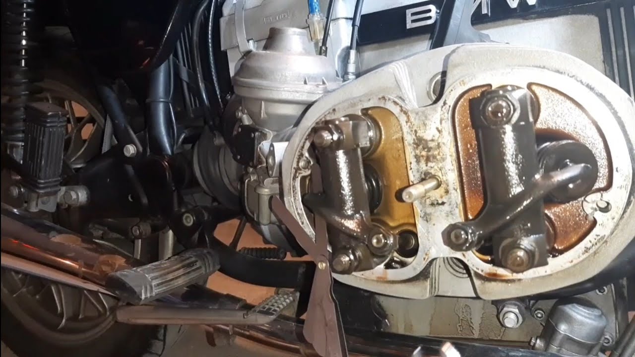 Reglaje de Valvulas Bmw r100 Facil. Valve adjustment Bmw r100 Easy.