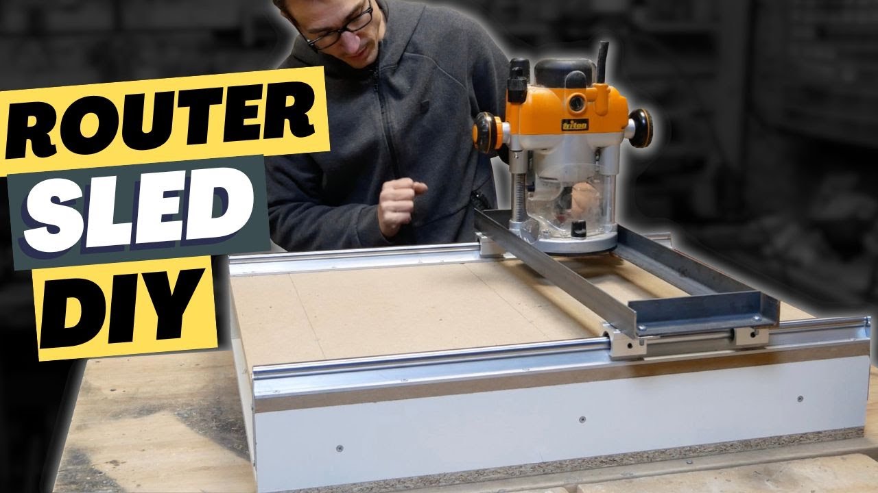 Fabrication d'une table à surfacer DIY - DIY router sled