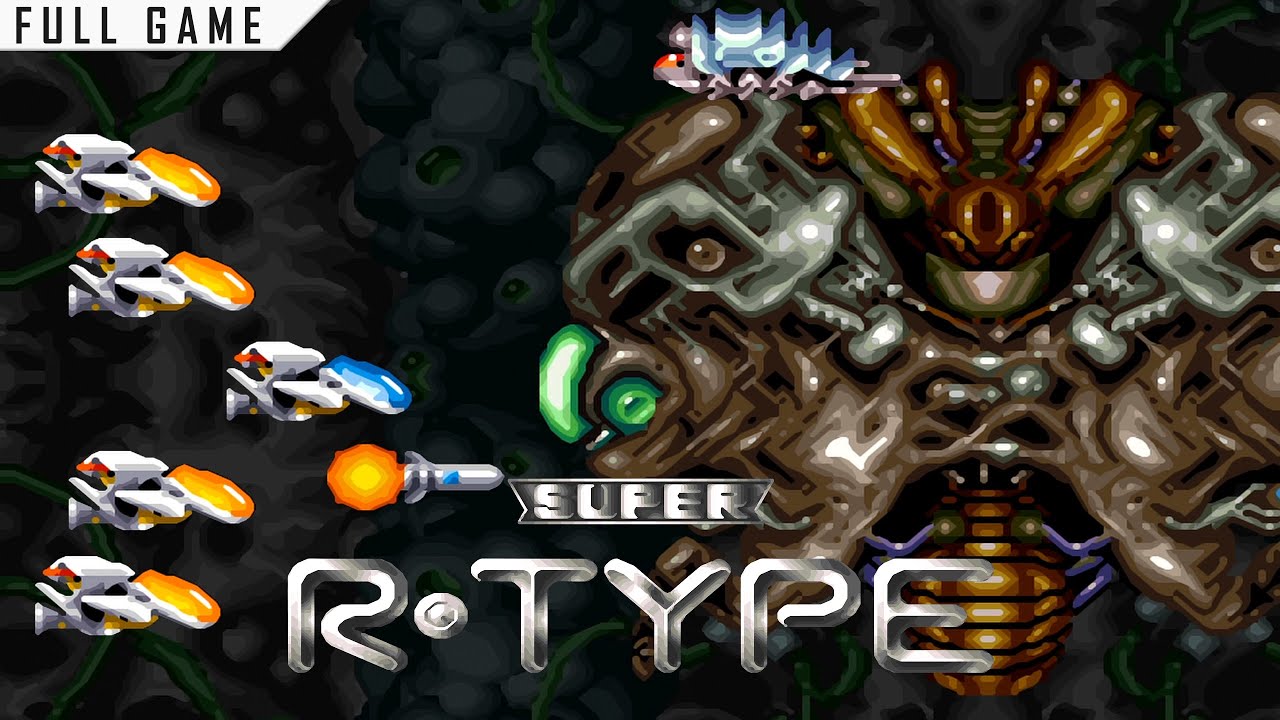Super R-Type | Super Nintendo | Full Game [Pro Mode, True Ending, Upscaled to 4K using xBRz]