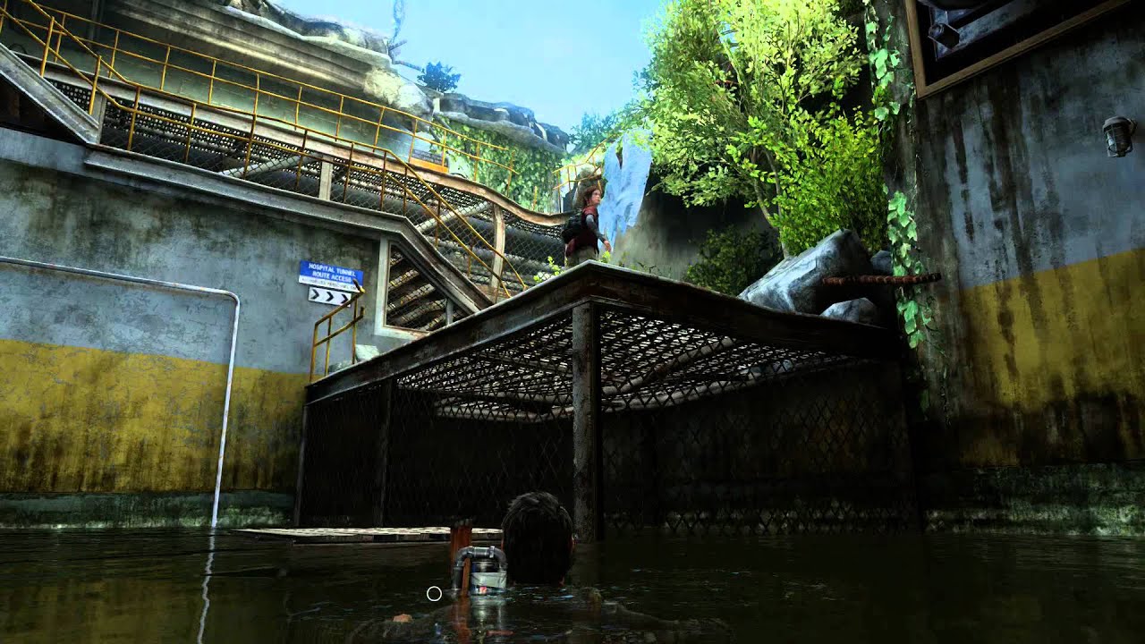 The Last of Us: Remastered - Bus Depot Underground Tunnel: Ladder & Palette Puzzle, Water Rapids PS4