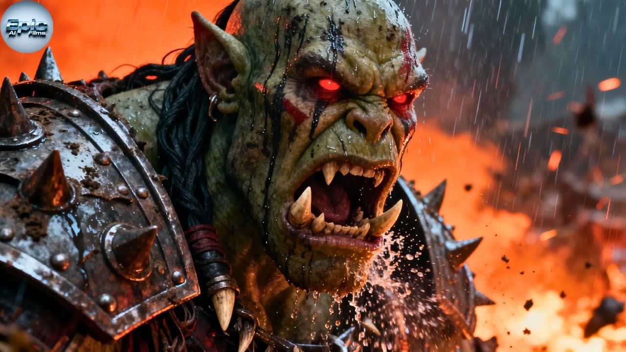 The Last Stand of Arkan's Knights | Orc Berserker Invasion | AI Short Film