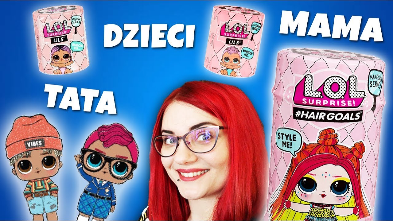 RODZINKA LOL SURPRISE 👨‍👨‍👧  Laleczki HAIRGOALS BOYS LILS 😍 miss Aga