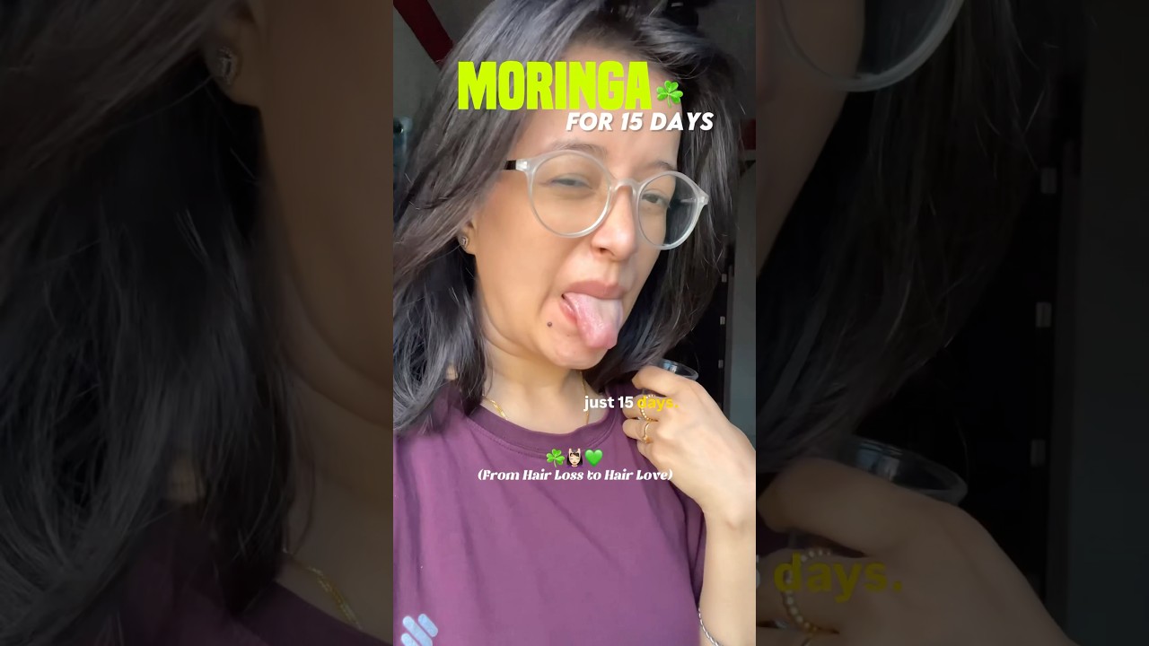 Moringa Juice for 15 Days | Grow your hair the fastest (Treats hairfall permanently) #hairfall