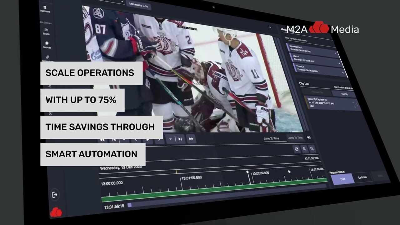M2A Media: Automation and orchestration of AWS Media Services for premier live events